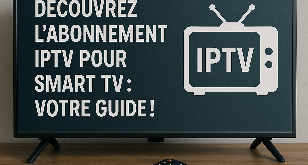 Découvrez l'Abonnement IPTV pour Smart TV: Votre Guide!