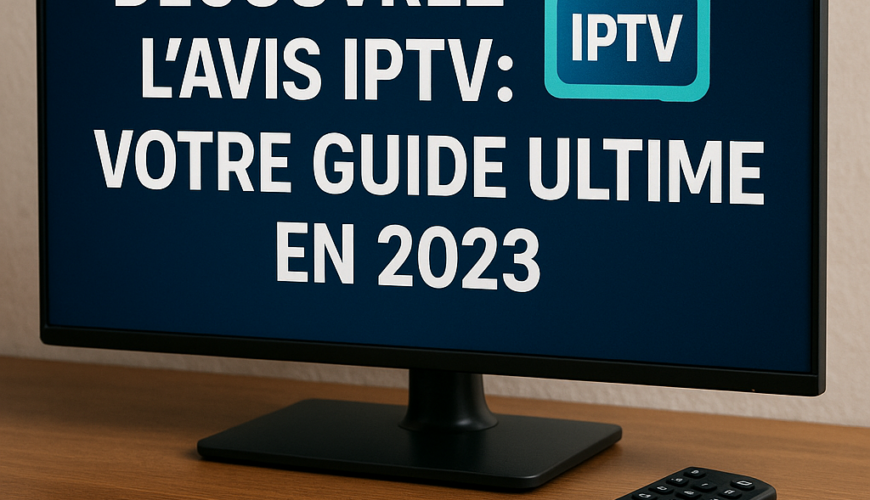 Découvrez l'Avis IPTV: Votre Guide Ultime en 2023