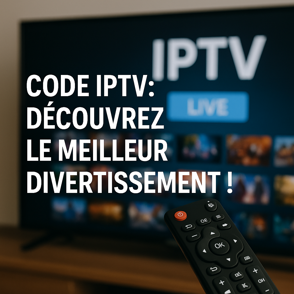 Code IPTV: Découvrez le Meilleur Divertissement !