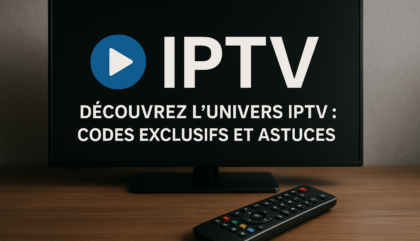Découvrez l'Univers IPTV : Codes Exclusifs et Astuces