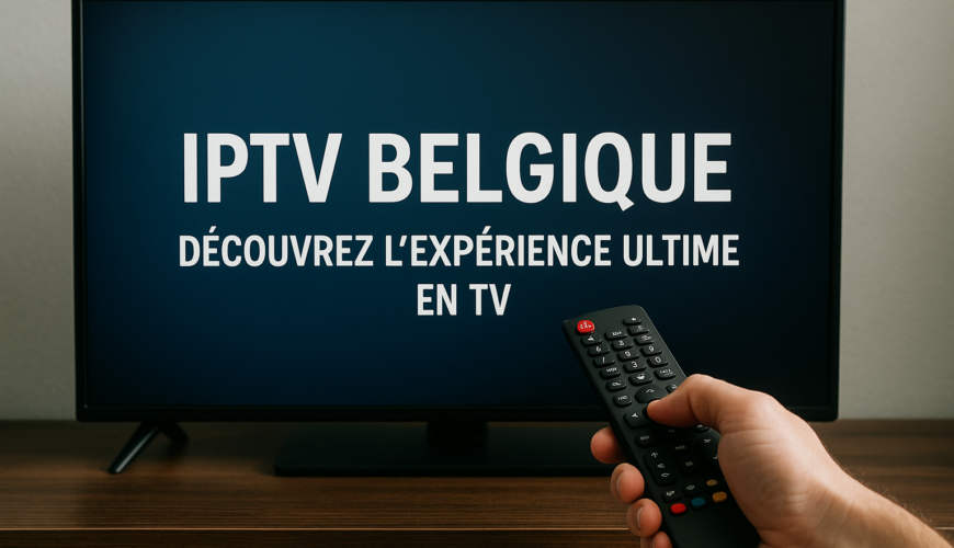 IPTV Belgique : Découvrez l'Expérience Ultime en TV