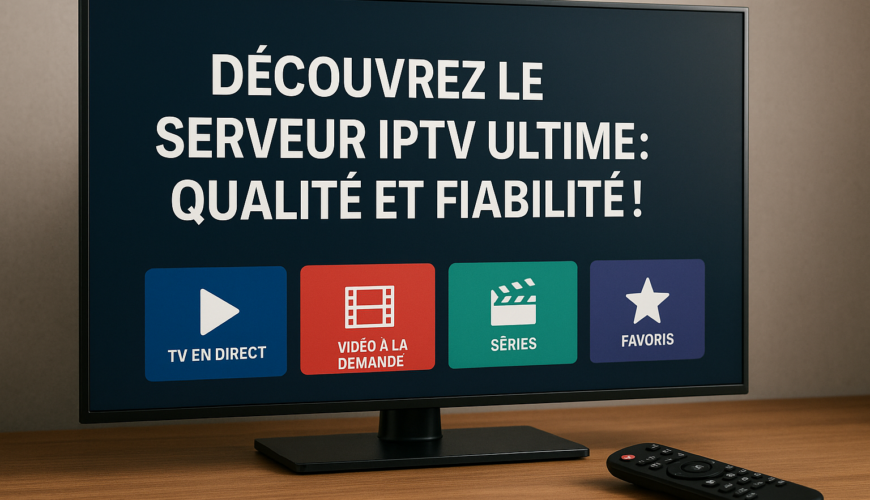 Découvrez le Serveur IPTV Ultime: Qualité et Fiabilité!