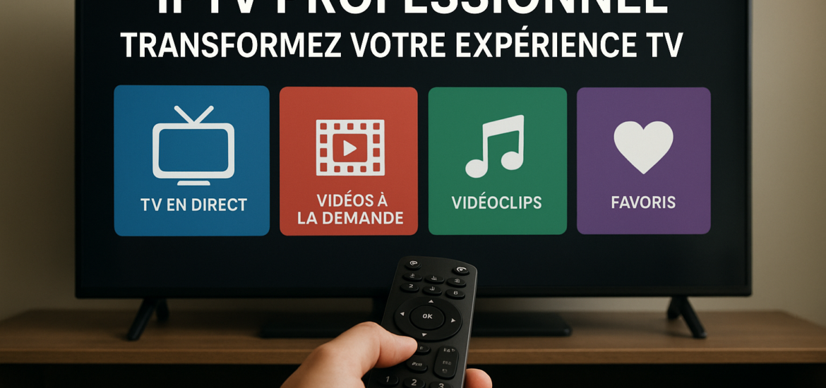 IPTV Professionnel : Transformez Votre Expérience TV